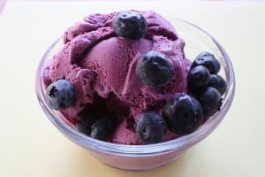 Ais Krim Blueberry Homemade • Resepi Bonda