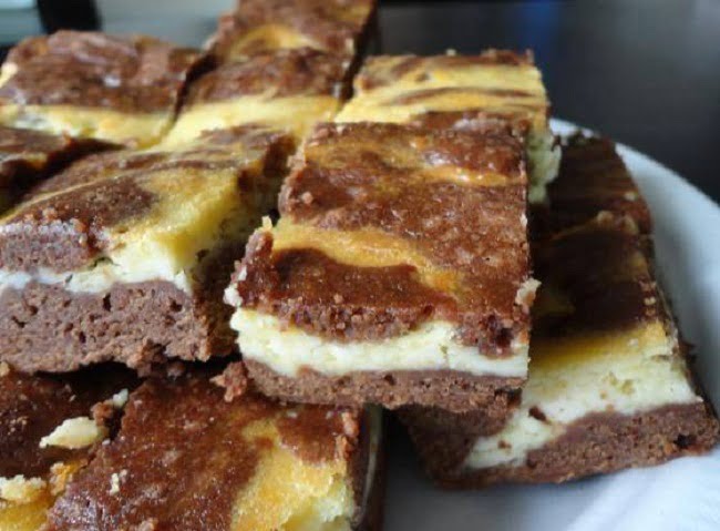 Resepi Hazelnut Cream Cheese Brownies • Resepi Bonda