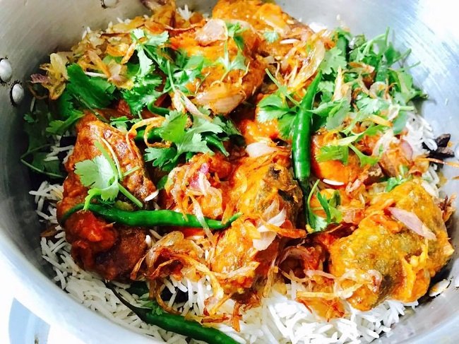 Resepi Nasi Briyani Seafood (Udang & Ikan Tenggiri 
