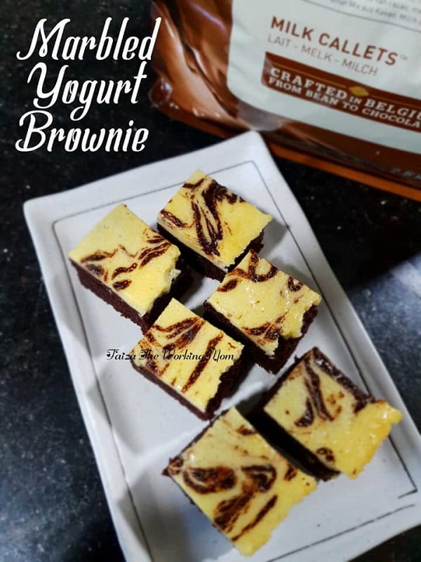 Resepi Marbled Yogurt Brownie • Resepi Bonda