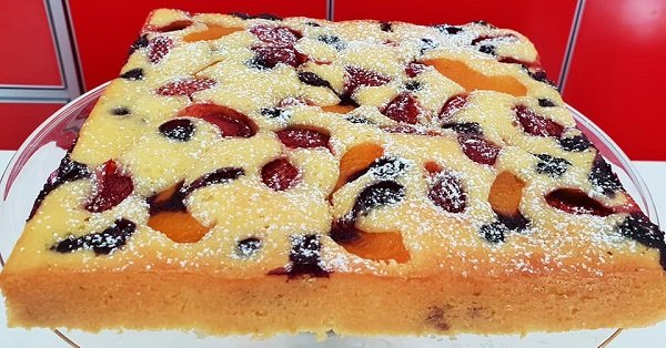 resepi-one-bowl-fruit-pastry-cake