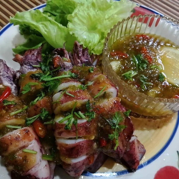 resepi-sotong-bakar-thai