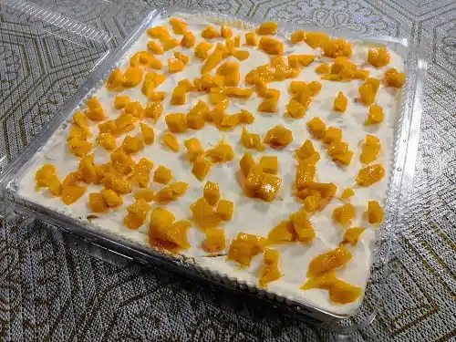 Resepi Mango Float with a twist of Blackberry Taste Resepi Mango Float with a twist of Blackberry Taste