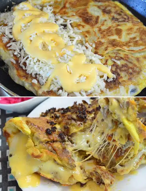 Resepi Martabak Cheese Dengan Acar Bawang