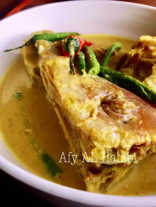 Resepi Gulai Kuning Kepala Ikan Merah