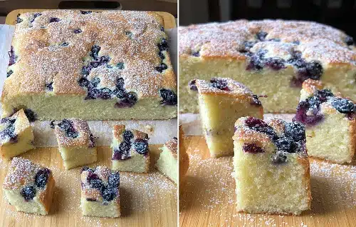 Resepi Blueberry Butter Cake