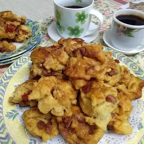 Resepi Cucur Roti Dengan Sosej