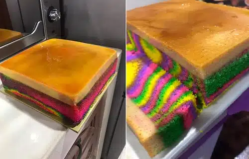 Resepi Kek Puding Karamel Pelangi