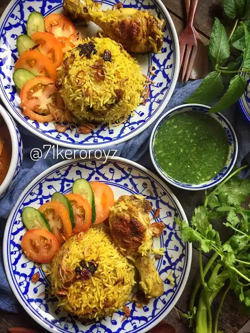 Resepi Nasi Biryani Thai (Khao Mok Gai)