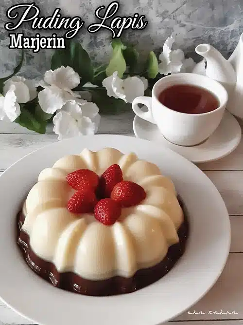 Resepi Puding Lapis Majerin Coklat