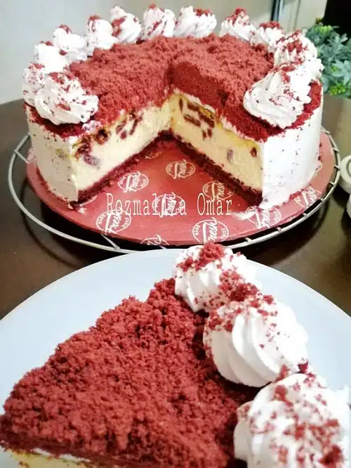 Resepi Red Velvet Oreo Cheese Cake