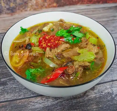 Cara Masak Sup Daging Siam
