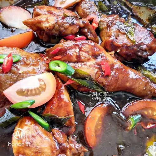 Resepi Ayam Berempah Masak Kicap