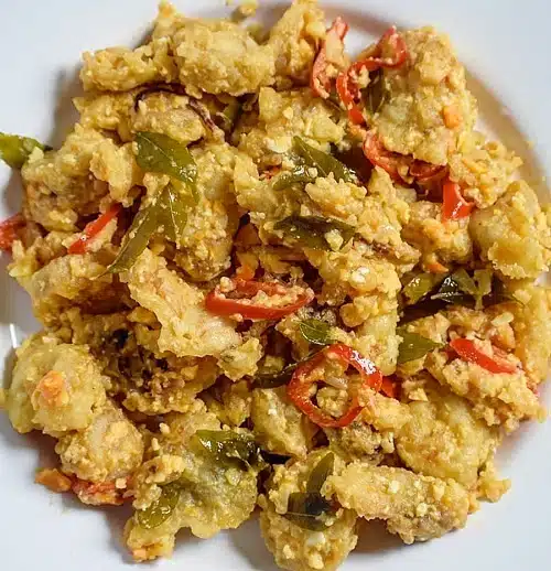 Resepi Sotong Salted Egg
