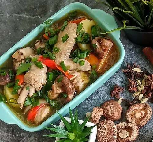 Resepi Sup Ayam Cendawan Simple