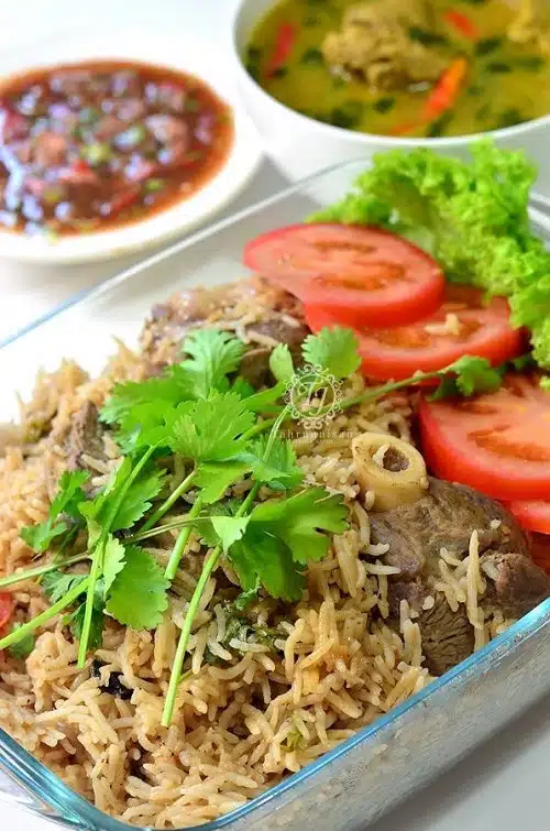 Resepi Nasi Daging dan Sup Daging Power