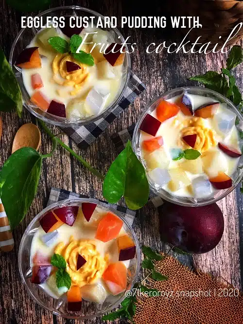 Resepi Puding Kastard Berkuah Tanpa Telur