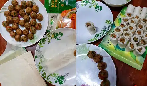 Resepi Bergedil Popia Daging dan Cili Kicap
