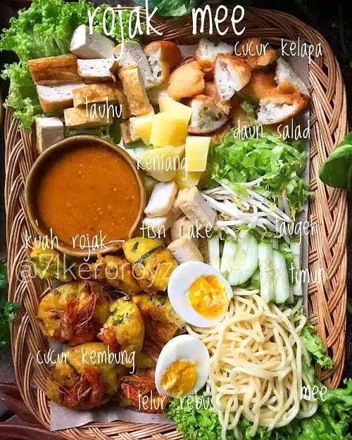 Cara Buat Rojak Mee ala Mamak