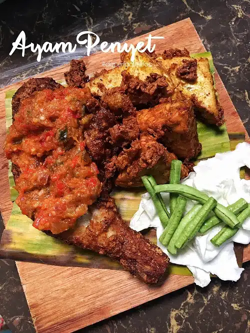 Resepi Ayam Penyet Dengan Sambal Sedap