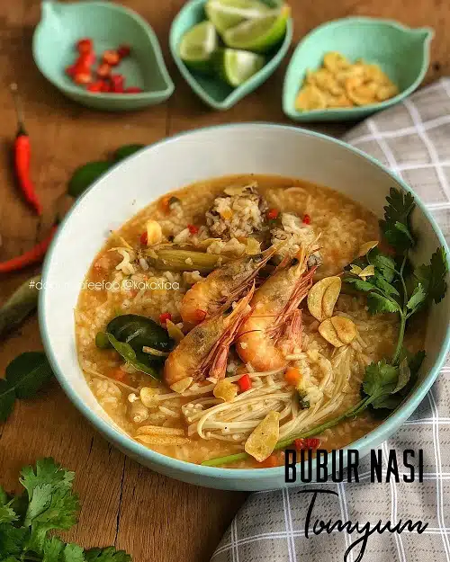 Resepi Bubur Nasi Tom Yam