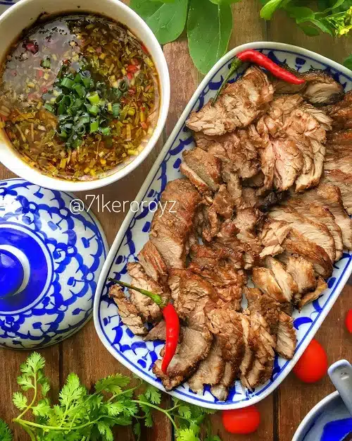 Resepi Daging Bakar Dengan Sos ala Thai