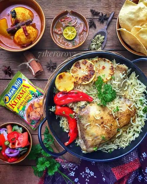 Cara Masak Nasi Kurma Ayam Berempah