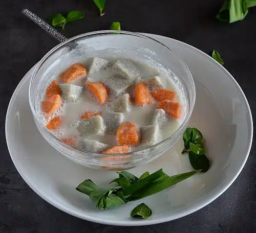 Resepi Pengat Keladi Dengan Keledek Oren