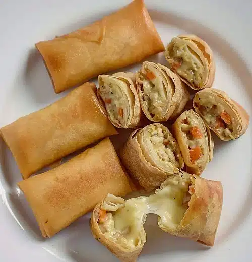 Resepi Popia Carbonara Cheese Tarik