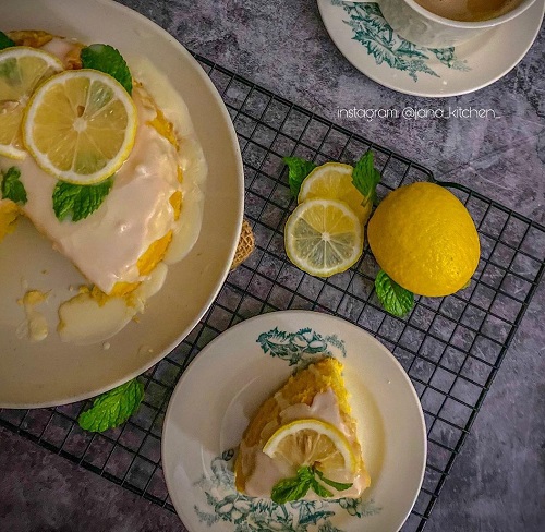 resepi-lemon-cake-masam-manis-sedap