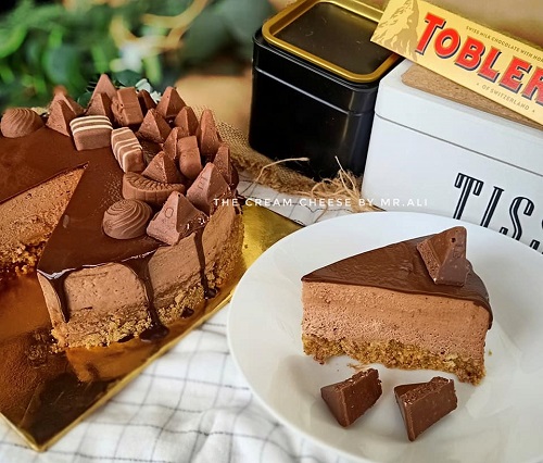 resepi-no-bake-toblerone-cheesecake-kurang-manis
