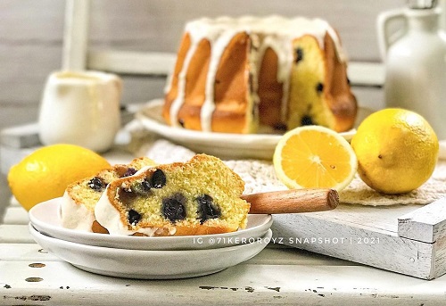 cara-buat-lemon-blueberry-pound-cake