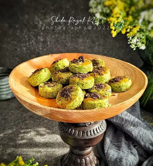 Biskut Kacang Hijau Topping Oreo Lemak Manis