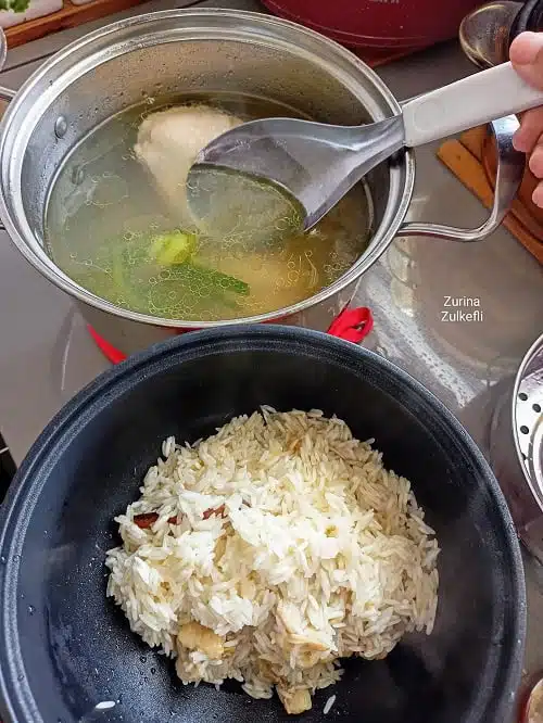 Set Hidangan Lengkap Nasi Ayam Hainan Paling Mudah