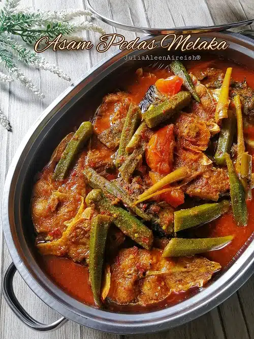 Resepi Asam Pedas Melaka Kuah Pekat Memang Sedap
