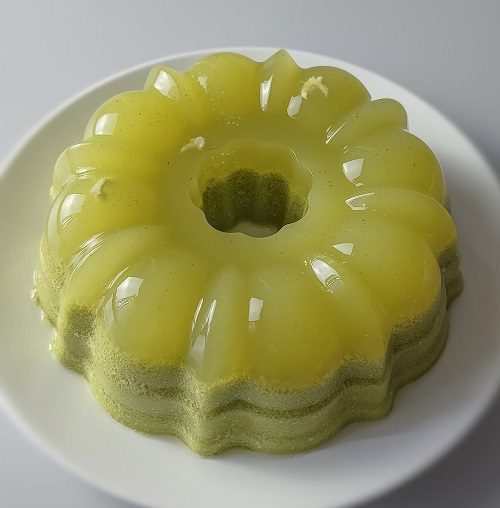 Agar-Agar Santan Pandan Guna Daun Pandan Sepenuhnya