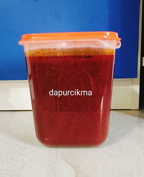 Resepi Sos Keropok Lekor Rasa Manis Pedas