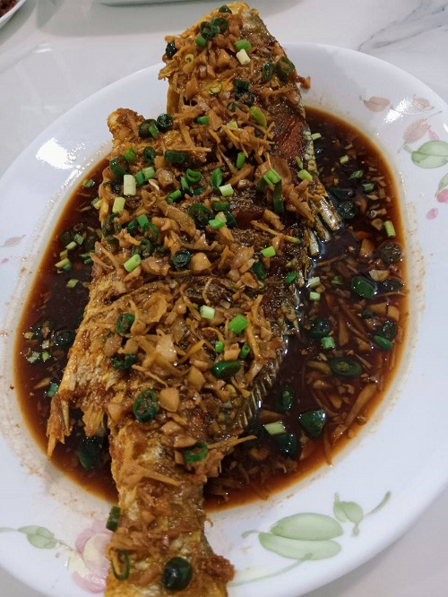 Resepi Ikan Goreng Halia Masam Manis Pedas