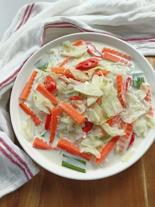 Resipi Ayam Masak Merah Dengan Masak Lemak Kubis
