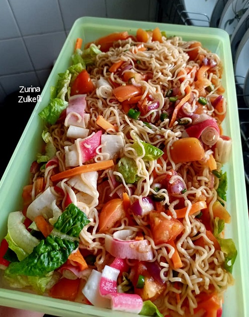 Resipi Kerabu Mee Segera Tom Yam Siam