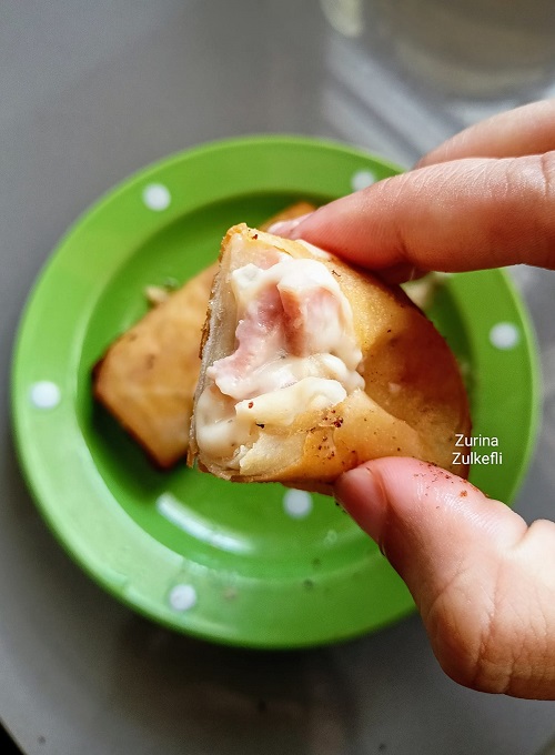 Resipi Popia Carbonara Lemak Berkrim Disukai Ramai