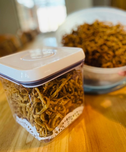 Resepi Kuih Gunting Rangup Perisa Udang Kering