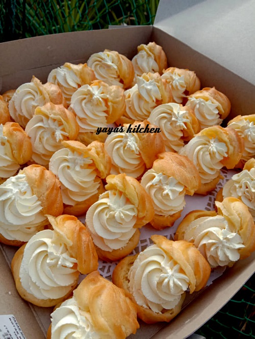 Resipi Creampuff Creamy Custard Rasa Macam Aiskrim