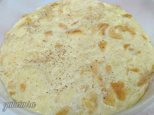 Resipi Puding Roti Versi Kampung 4 Bahan