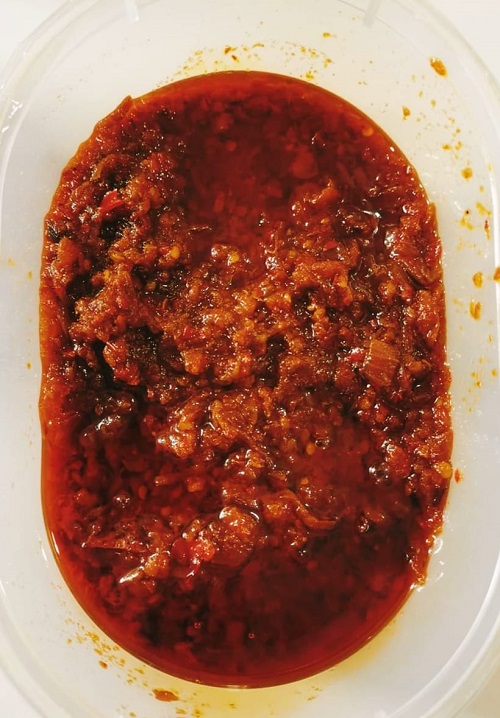 Resipi Sambal Pedas Berapi ala Khairul Aming
