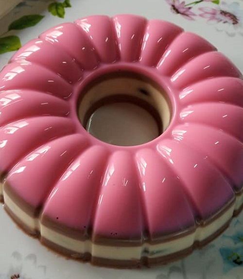 Resepi Puding Oreo Coklat dan Perisa Strawberry