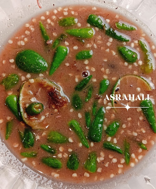 Resipi Sambal Telur Dengan Air Asam Picit